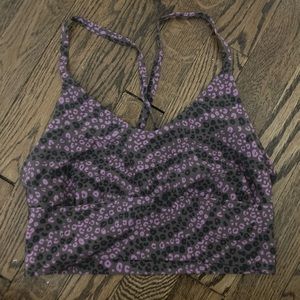 Offline by Aerie Leopard Print Sports Bra